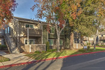Stairway and Building Exterior | Vine by Vintage apts in Lompoc, CA 93436